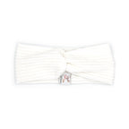 bandeau velours ecru