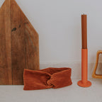 bandeau velours paprika