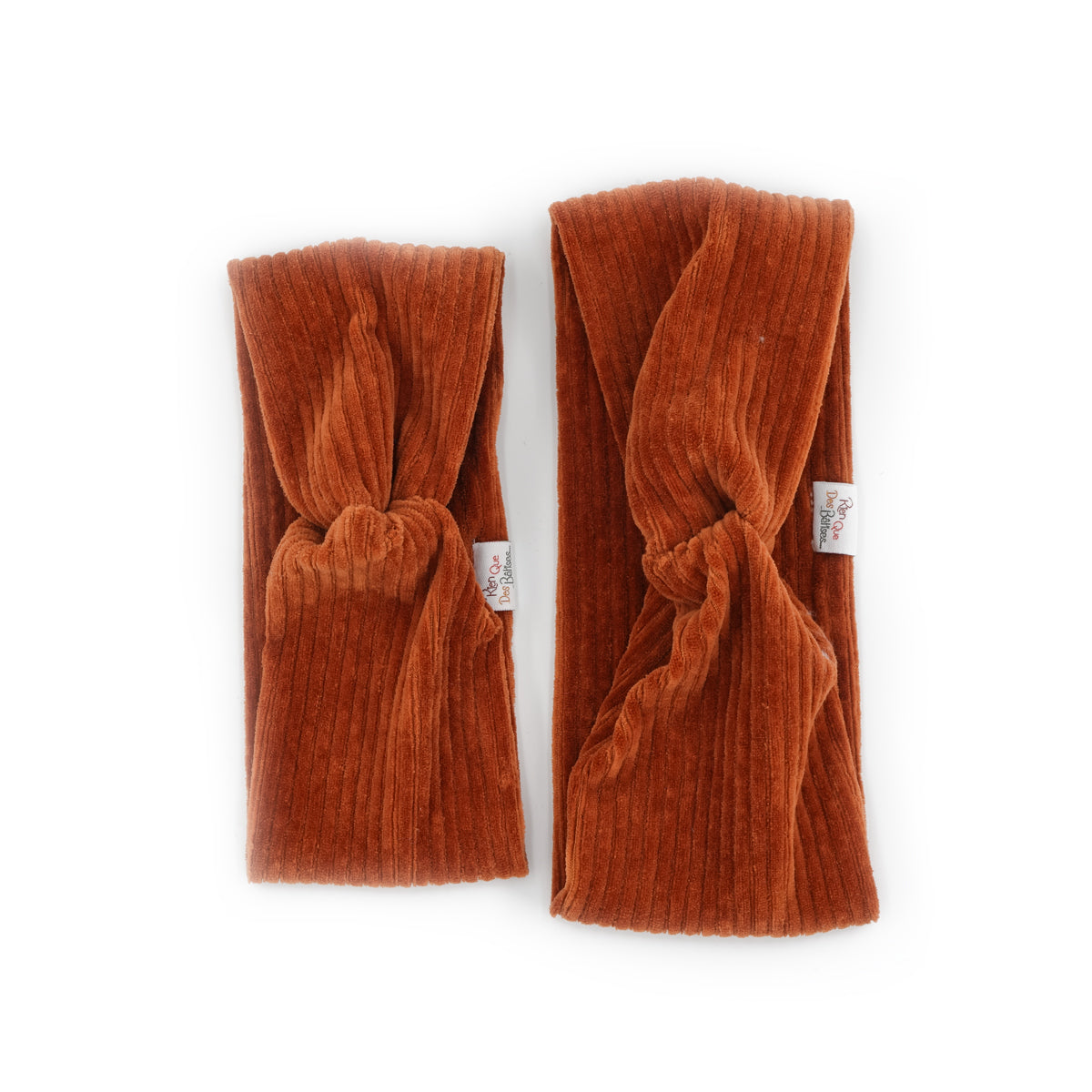 bandeau velours paprika