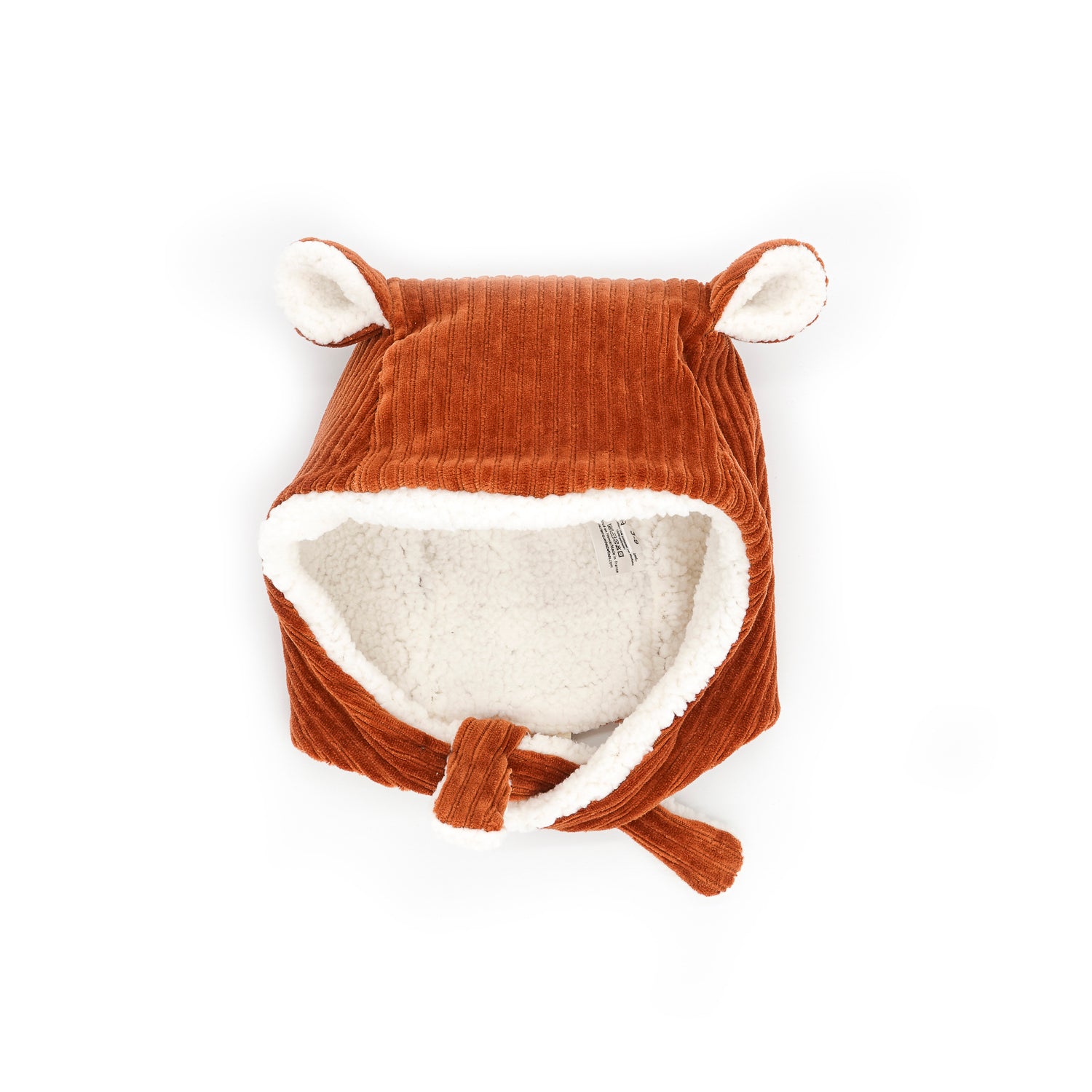 Bonnet velours paprika