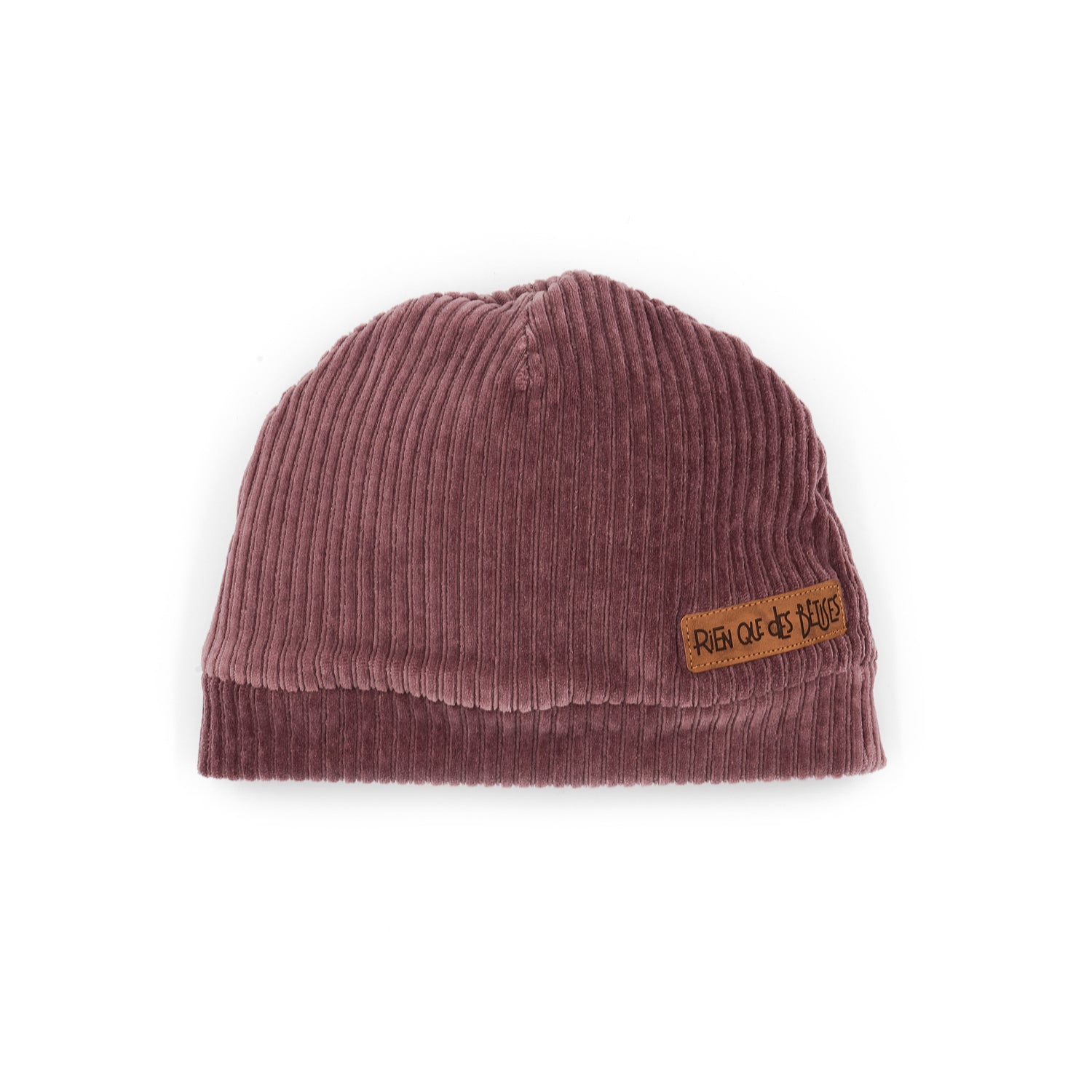 Bonnet velours parme kids