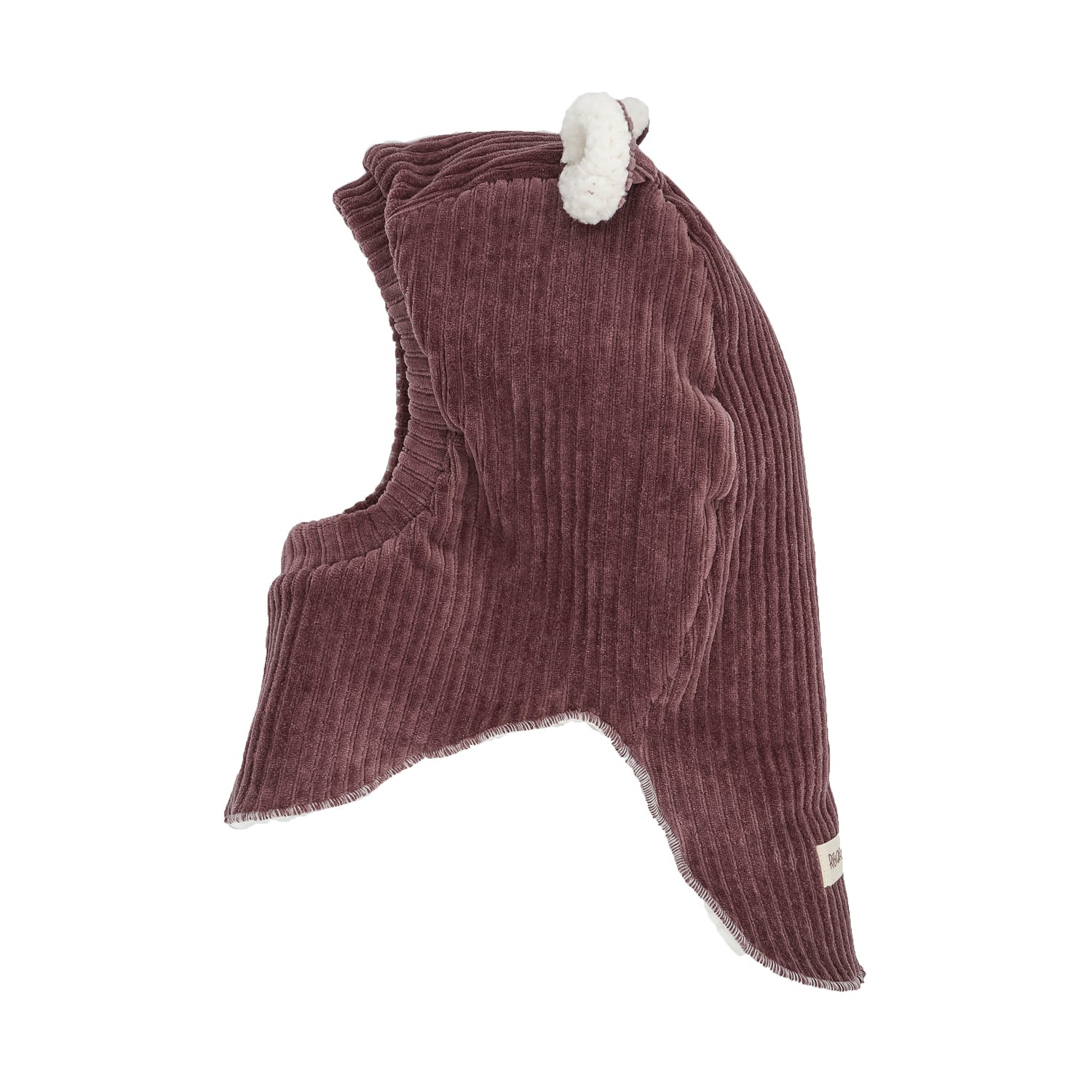 Cagoule velours parme