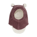 Cagoule velours parme