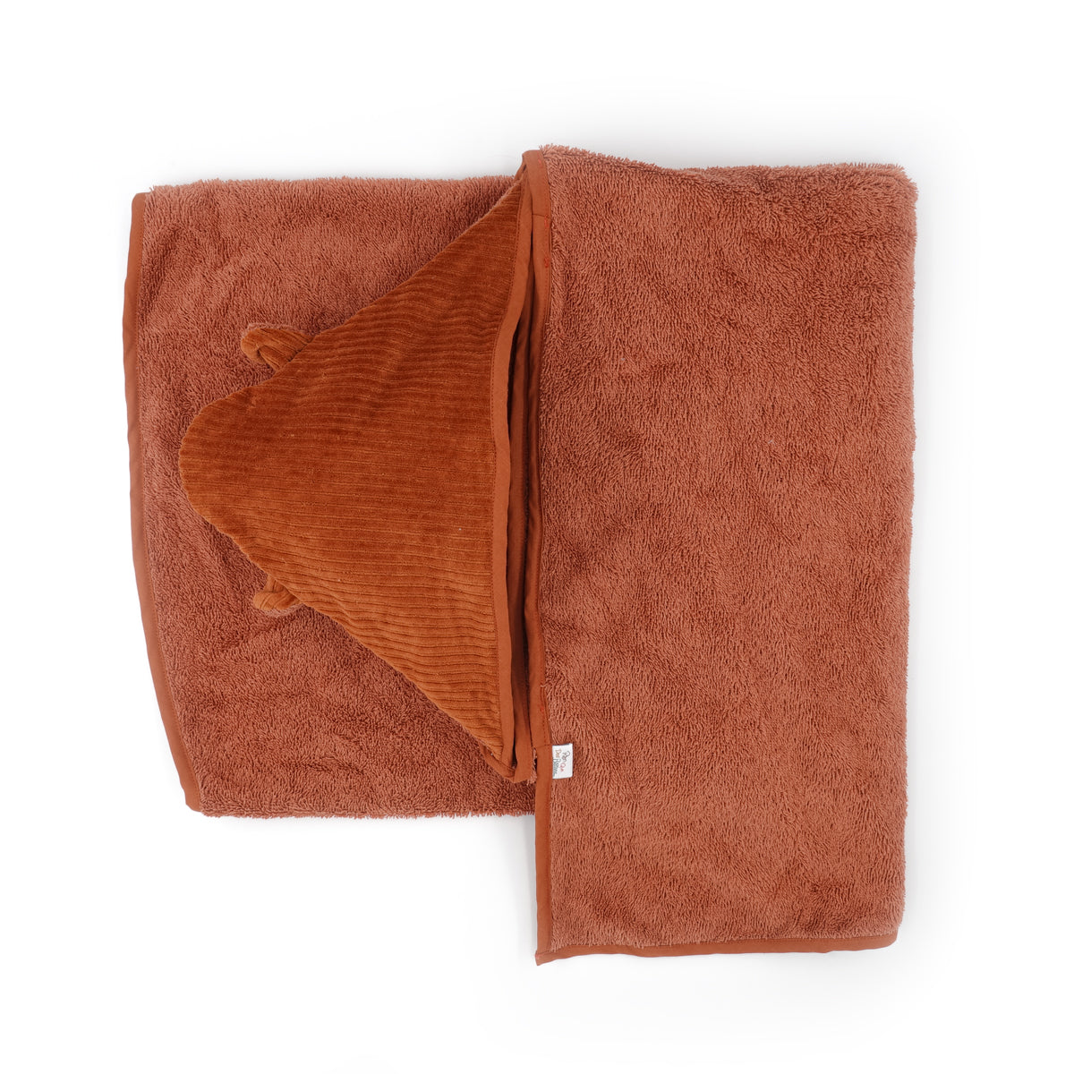 Cape de bain Velours Paprika