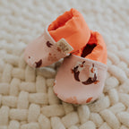 Chaussons plage bébé anti-UV Santiag rose
