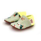 Chaussons plage bébé anti-UV Santiag vert