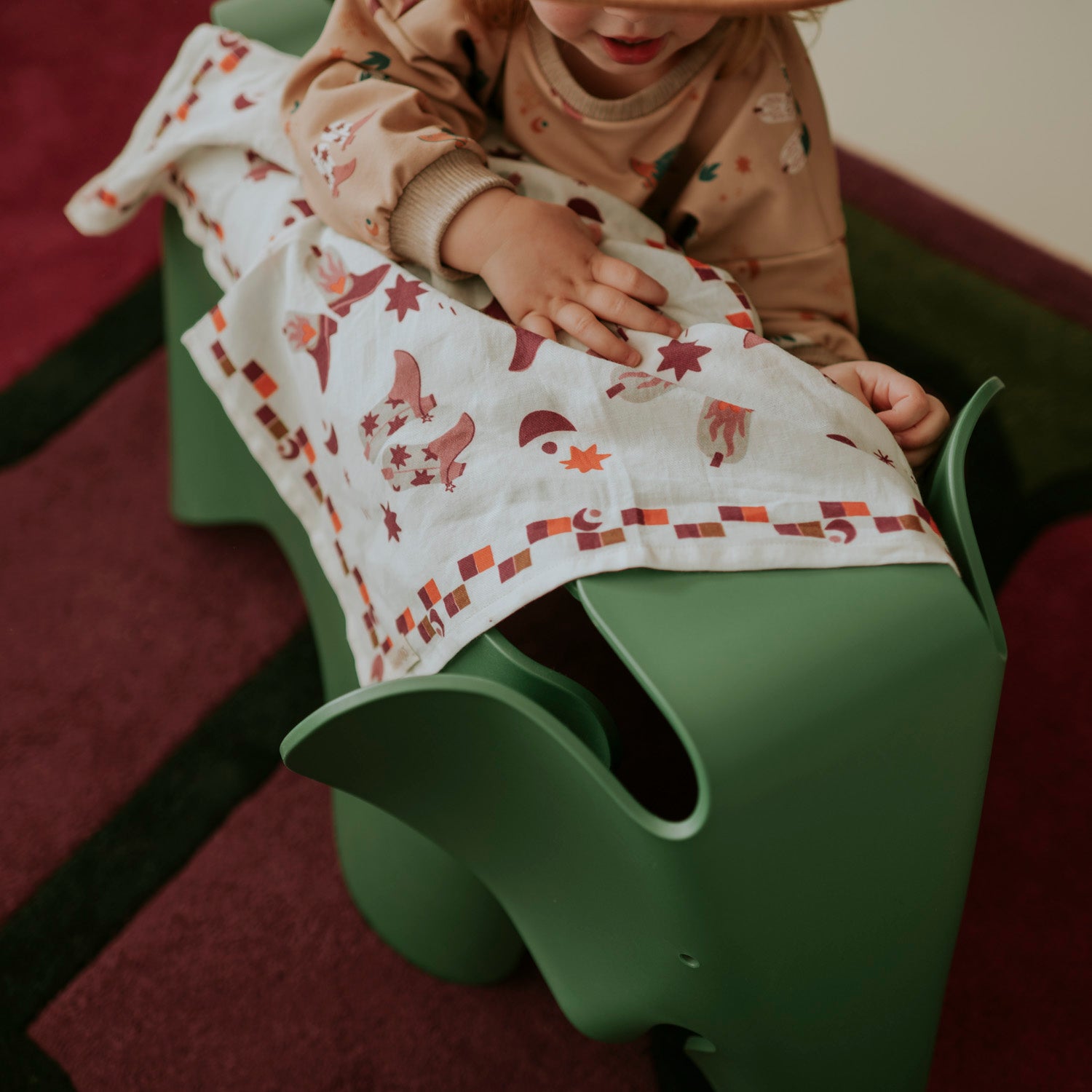 Foulard santiag rose