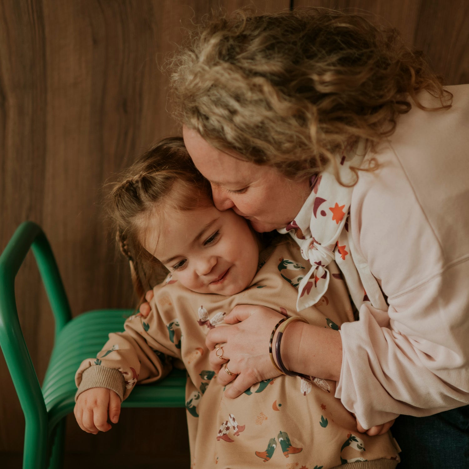 Foulard santiag rose