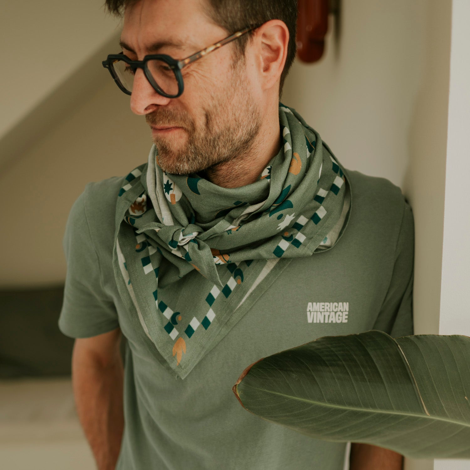 Foulard santiag vert