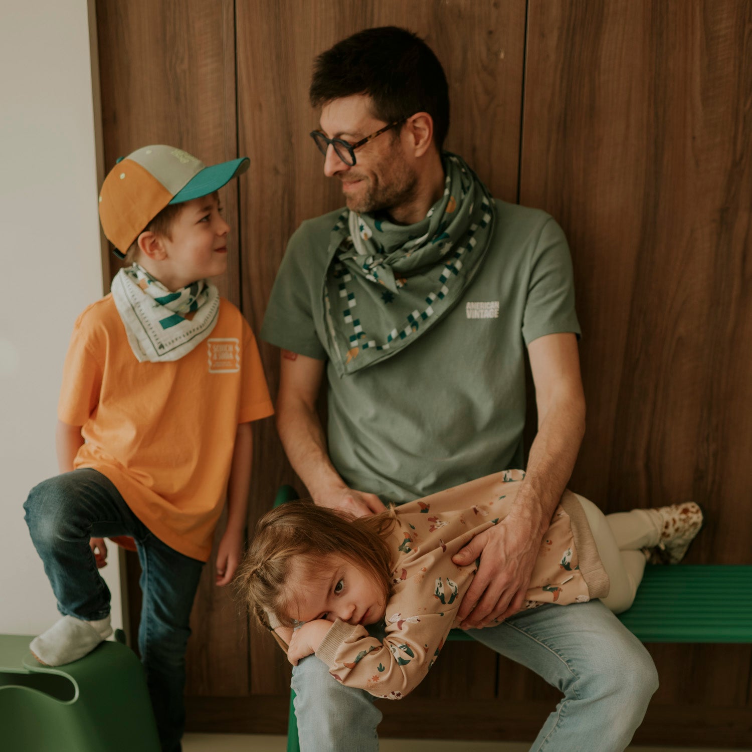 Foulard santiag vert