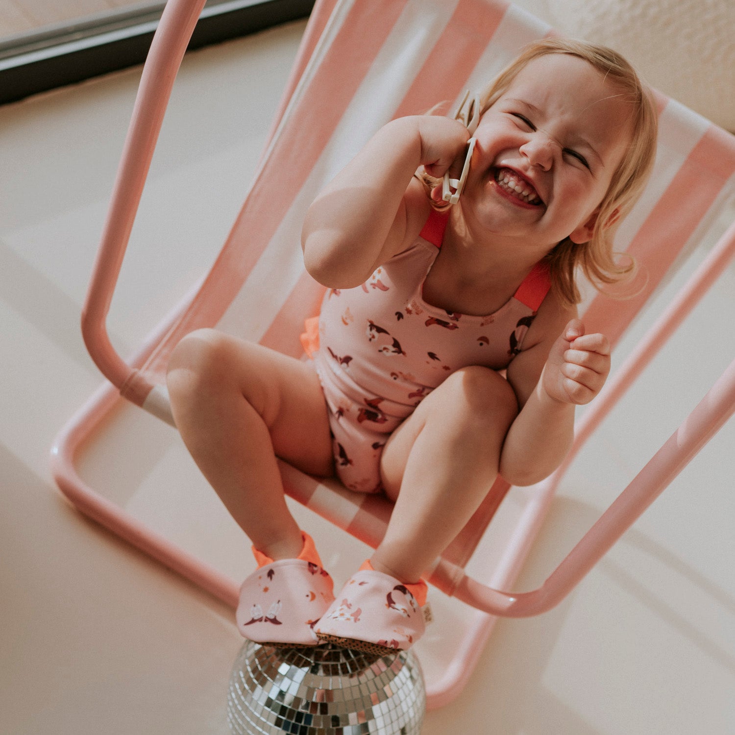 Maillot de bain santiag rose