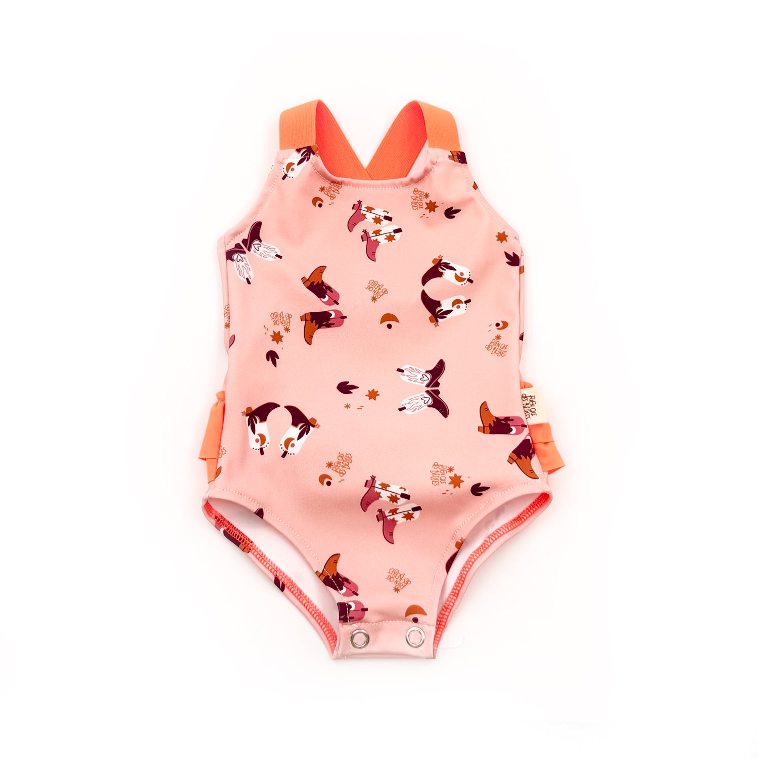 Maillot de bain santiag rose