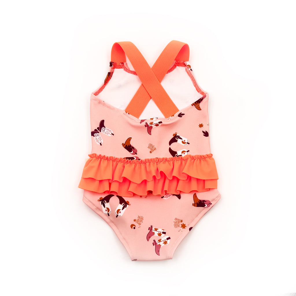 Maillot de bain santiag rose