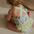 Maillot de bain santiag vert