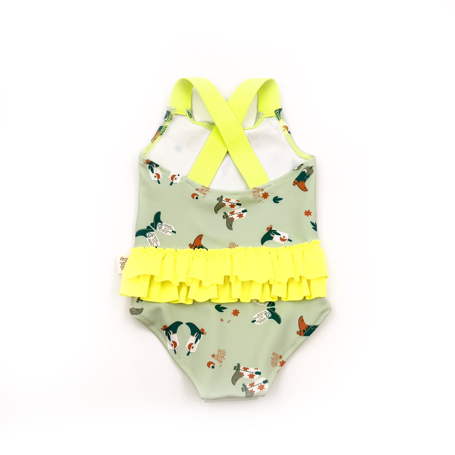 Maillot de bain santiag vert