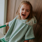 Poncho de bain santiag vert