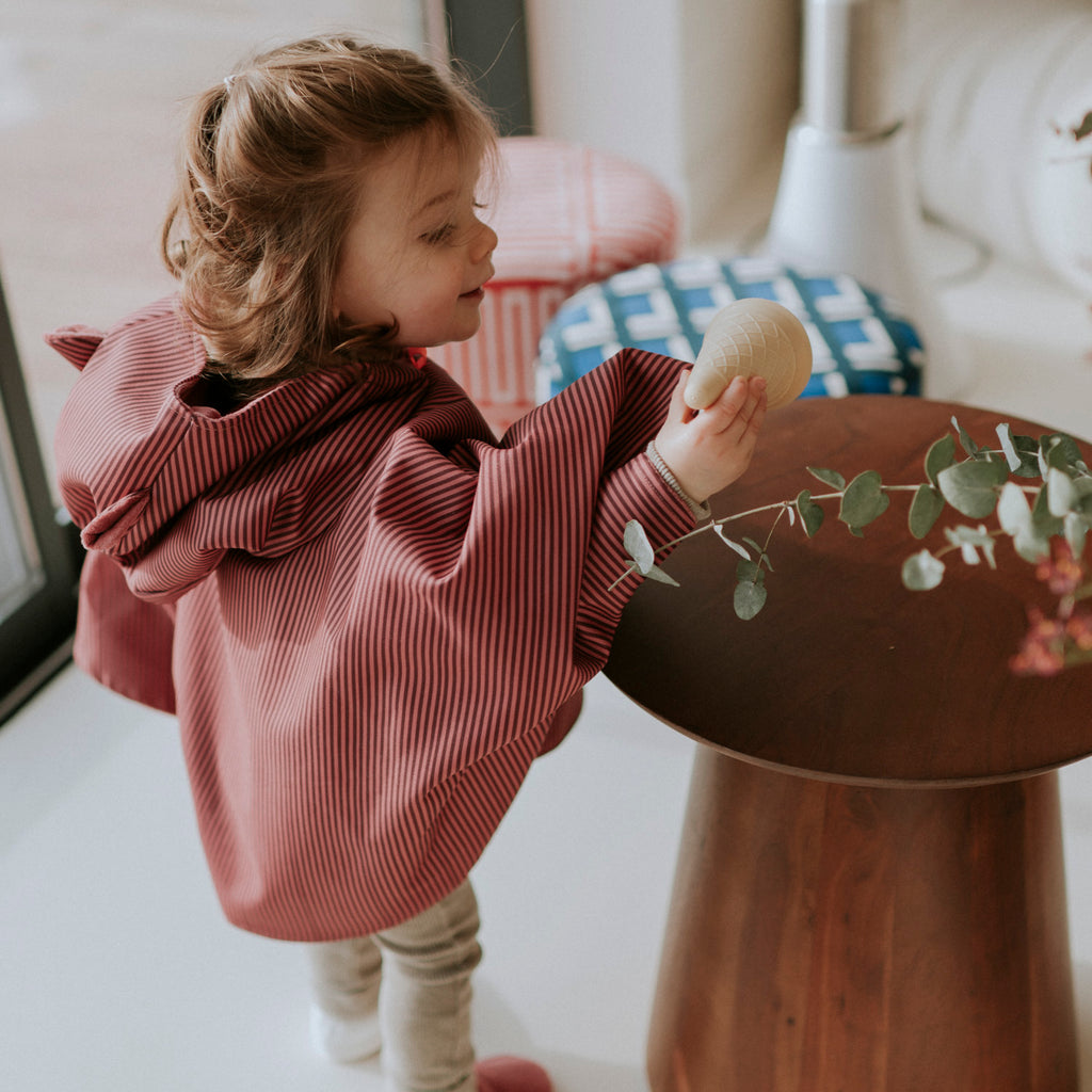Poncho de pluie rose