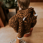 Poncho bébé teddy tigre