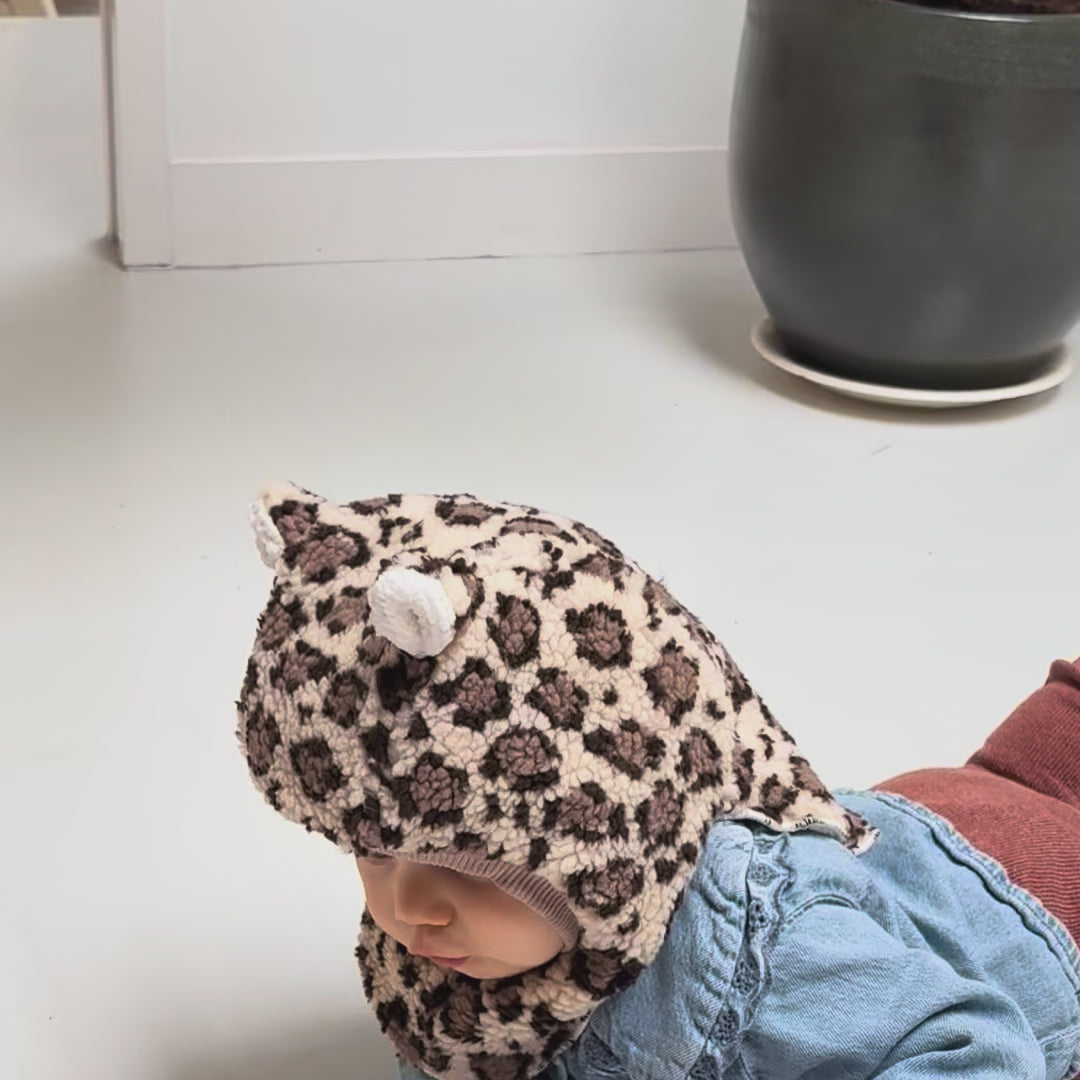 Cagoule léopard