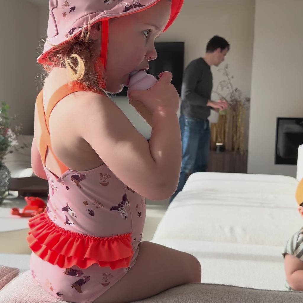 Maillot de bain santiag rose