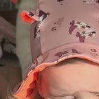 Chapeau anti-uv santiag rose