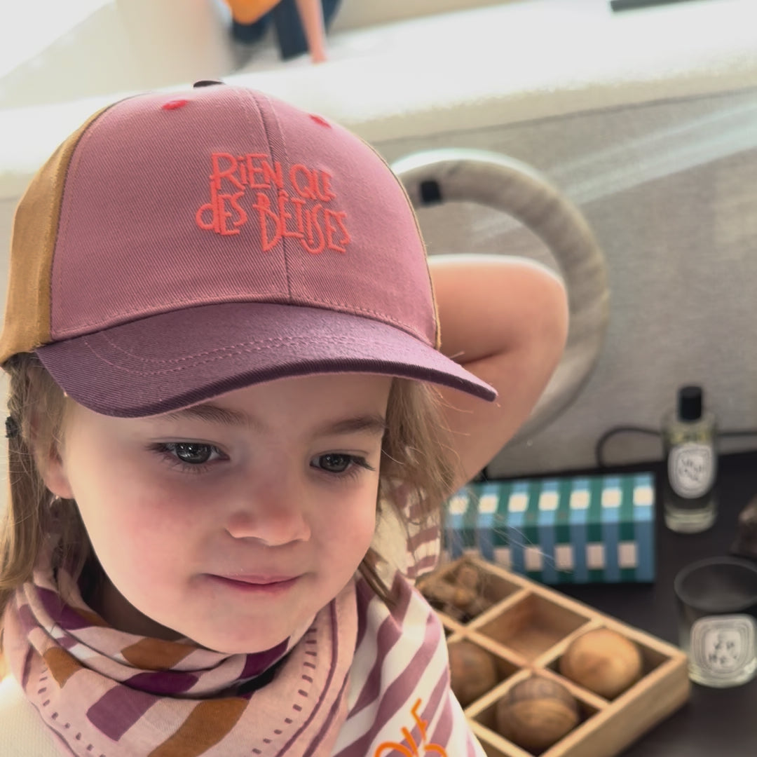 Casquette rose