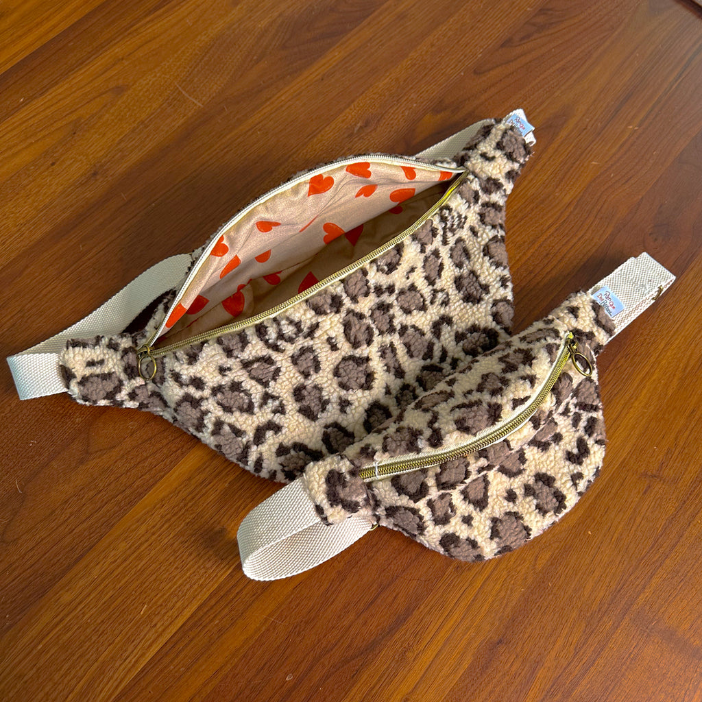 Sac banane léopard
