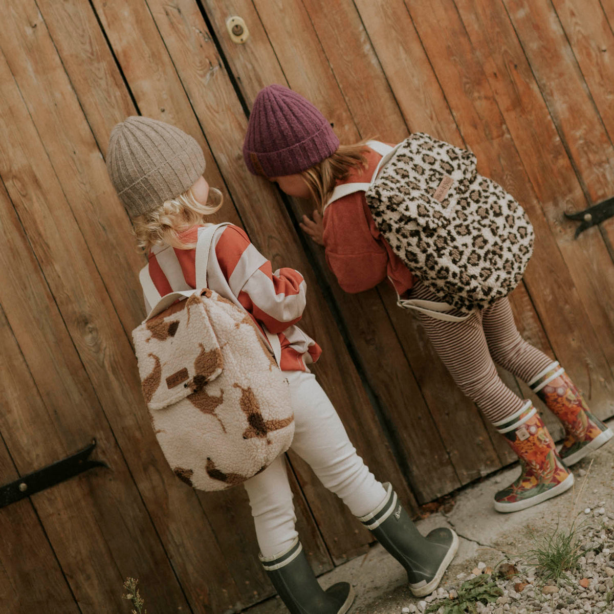 Sac à dos teddy leopard