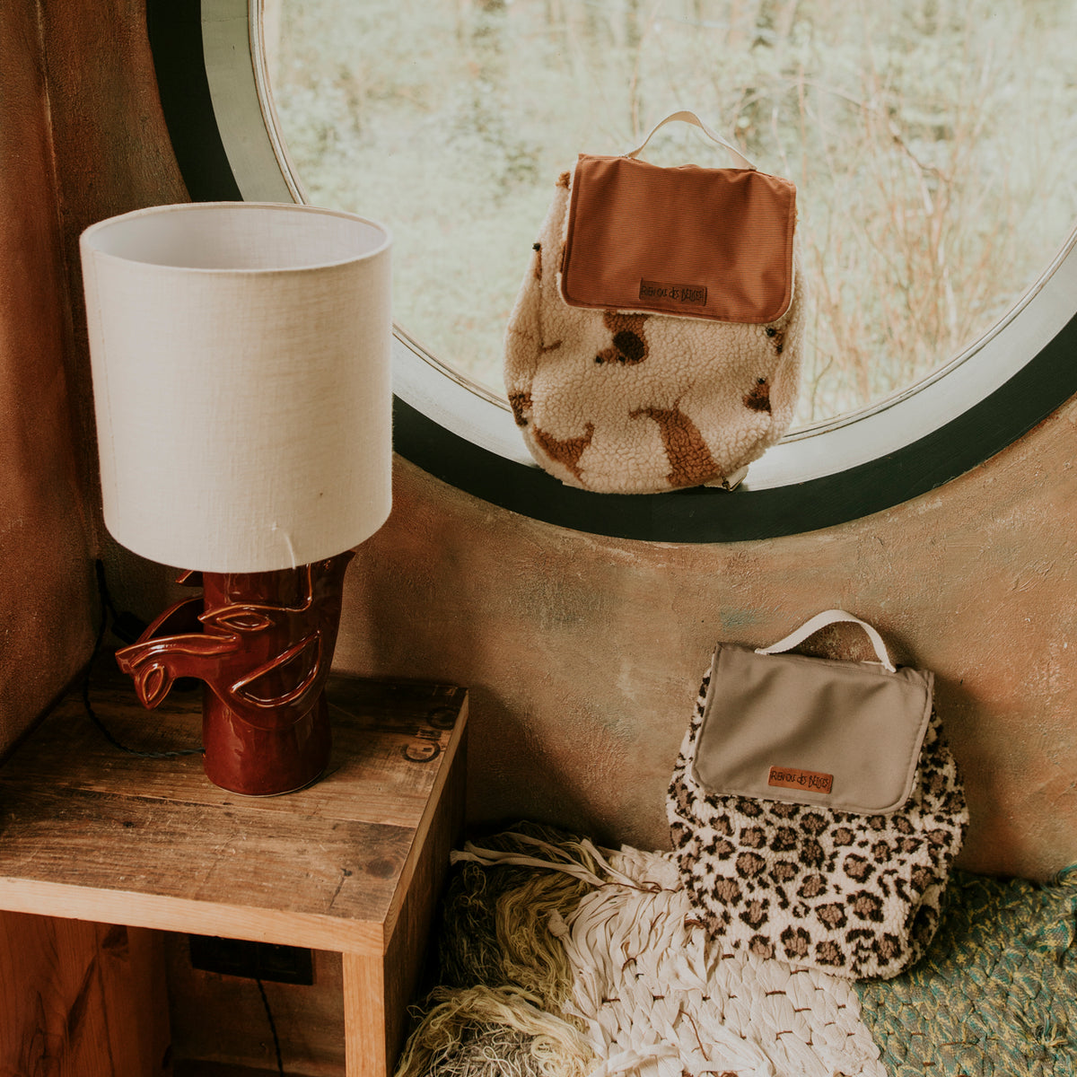 Sac à dos teddy leopard
