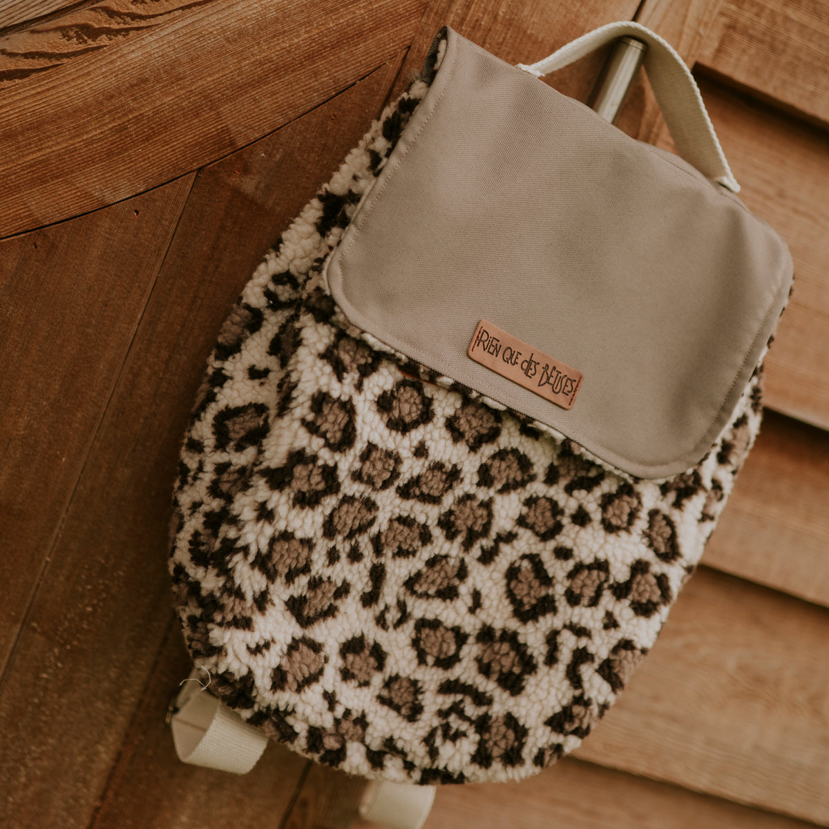 Sac à dos teddy leopard