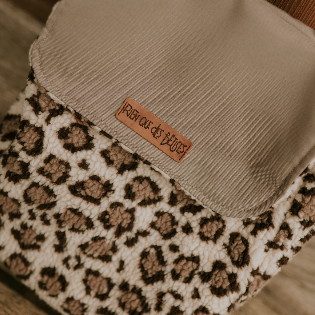 Sac à dos teddy leopard