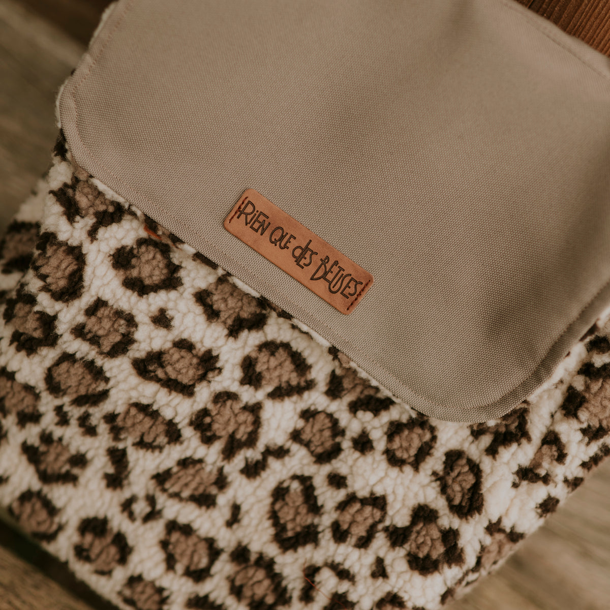Sac à dos teddy leopard