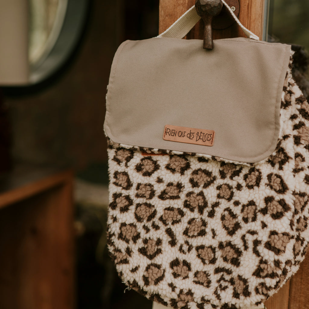 Sac à dos teddy leopard
