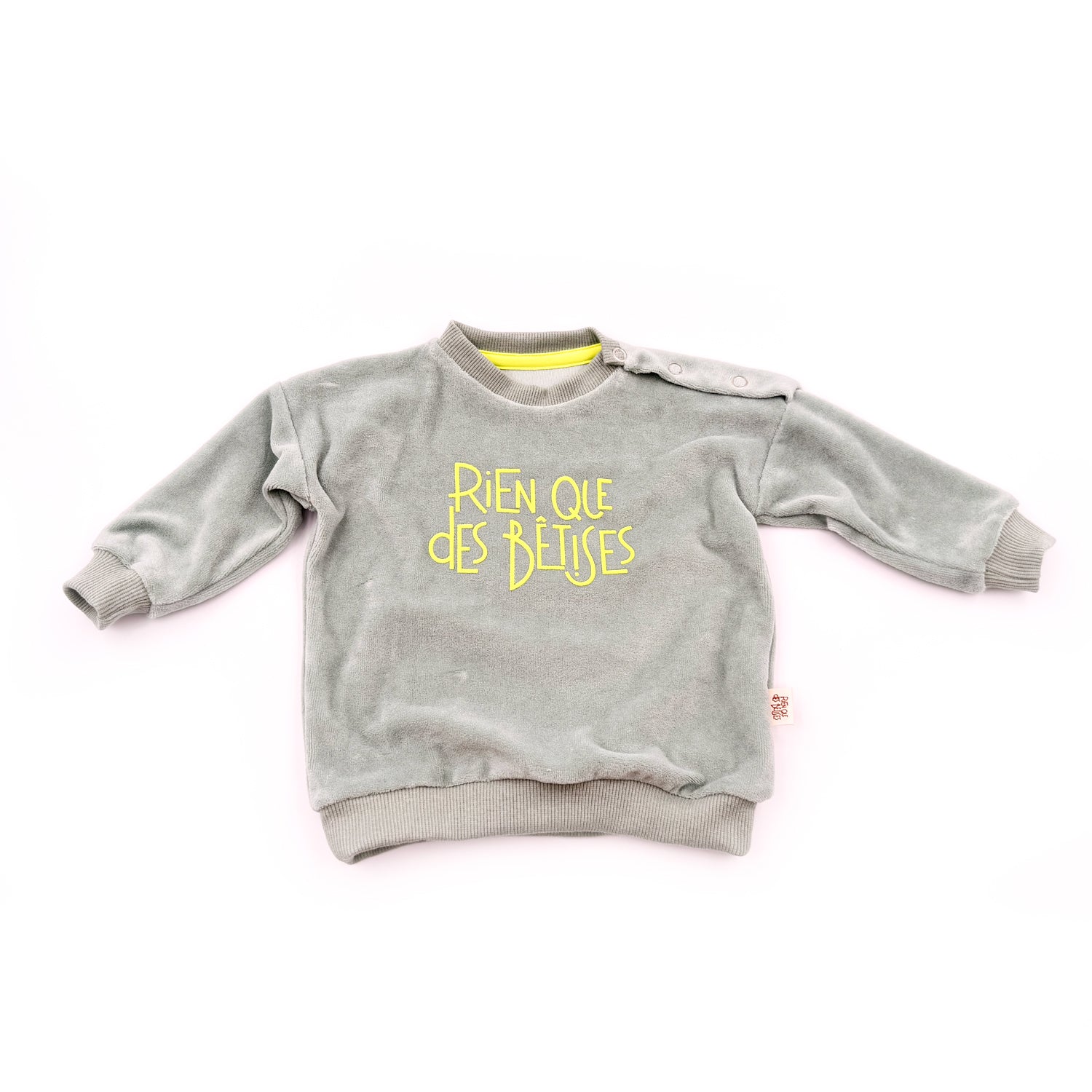 Sweat-shirt éponge vert