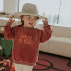 Sweat-shirt éponge rose