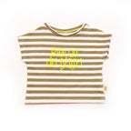 t-shirt rayé vert